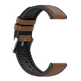 Ремешок кожаный для часов универсальный BeWatch 20 мм Коричневый (101CL02)