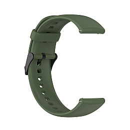 Ремешок силиконовый для часов универсальный BeWatch HW 22 мм Хаки (102HW10)