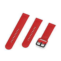 Ремешок силиконовый для часов универсальный BeWatch S 20 мм Красный (1010344S)
