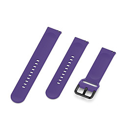 Ремешок силиконовый для часов универсальный BeWatch S 20 мм Фиолетовый (1012355S)