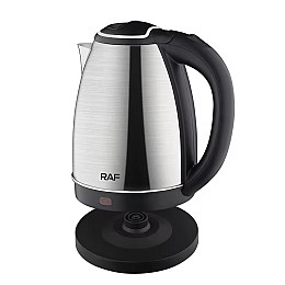 Електрочайник RAF R.7816 дисковий металевий 2L 2200W Сірий