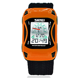 Часы наручные детские Skmei 0961 Оранжевый 0961OG (15869-hbr)