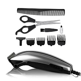 Машинка для стрижки волос RAF R.415 від мережі 220В 7W Silver-Black