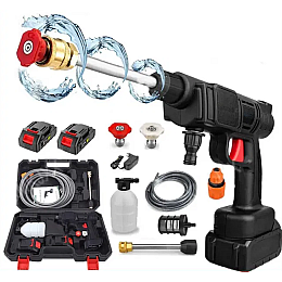 Автомийка високого тиску з кейсом Cleaning Gun 68V 2 акумулятора (2193487655)
