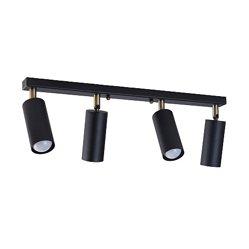Светильник потолочный MSK Electric Tube спот с поворотным механизмом NL 1105-4 BK