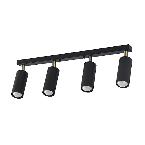 Светильник потолочный MSK Electric Tube спот с поворотным механизмом NL 1105-4 BK
