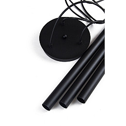 Світильник підвісний MSK Electric Beatrice на круглій основі NL 3045-3R BK