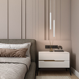 Светильник підвісний MSK Electric Quadro NL 3050 WH