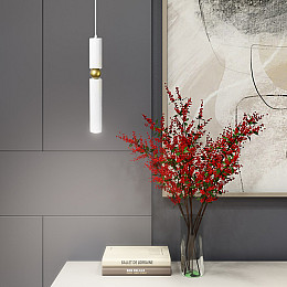 Светильник підвісний MSK Electric Antique білого кольору NL 40500 WH+BN