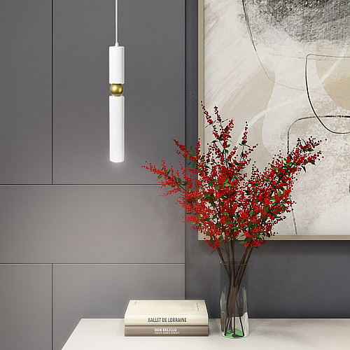 Светильник підвісний MSK Electric Antique білого кольору NL 40500 WH+BN