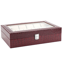 Шкатулка для зберігання годинників Craft Бордовий 12PU.CROC.RD