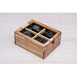 Бокс для наручних годинників ecoWalnut 8.2х18х14.1 см