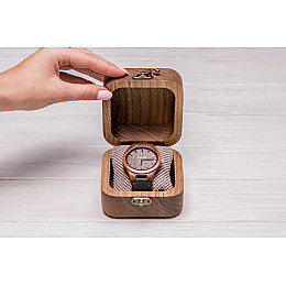 Бокс для наручних годинників ecoWalnut 7х9.5х9.5 см
