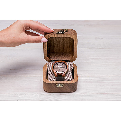 Бокс для наручних годинників ecoWalnut 7х9.5х9.5 см