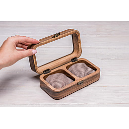 Підставка органайзер для годинників ecoWalnut 7х18х9.5 см