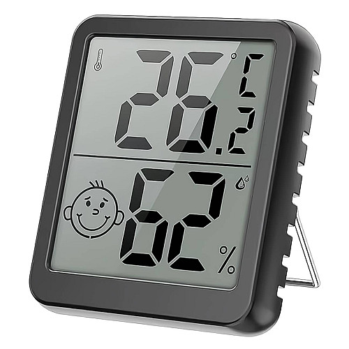 Електронний кімнатний термометр-гігрометр UChef YZ-6050 Black (1114)