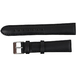 Ремешок для годинників Mykhail Ikhtyar з шкіри 18 мм Чорний (S608-18S Black)