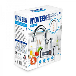 Водонагреватель проточний на стільницю Noveen IWH360 16,7х26х19 см Сріблясто-білий