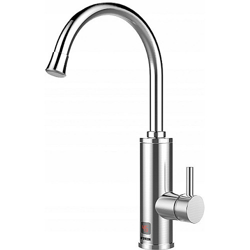 Проточний водонагрівач на стільницю Noveen IWH850 INOX 370х225 мм Сріблястий
