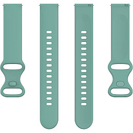 Ремешок силиконовый для часов BeWatch 20 мм S Зеленый (101N3S07)