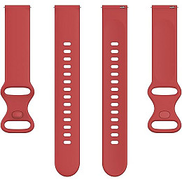 Ремешок силиконовый для часов BeWatch 22 мм L Красный (102N3L04)
