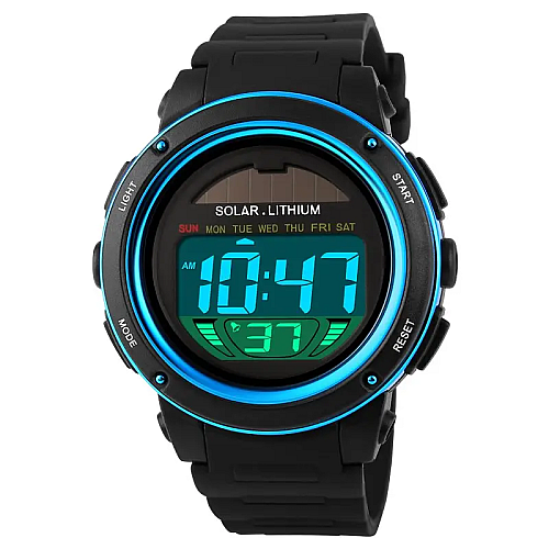 Годинники наручні Skmei 1096 1096BU Black (17094-hbr)