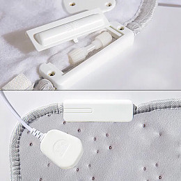 Електрична простирадло з підігрівом Lesko J-002 Blue 180x80 см 13018-83432