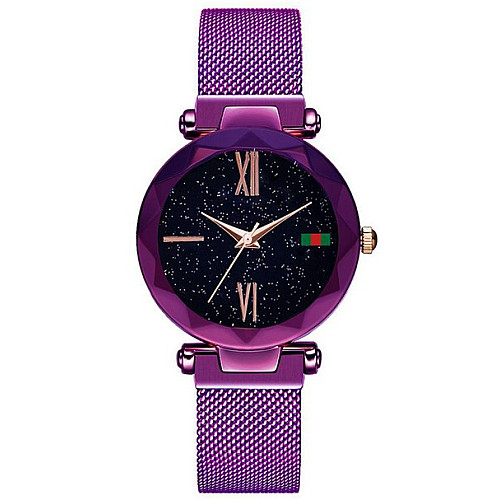 Женские часы Starry Sky Watch на магнитной застёжке Фиолетовый