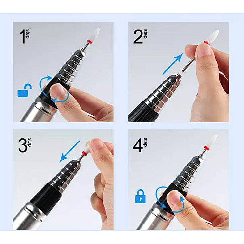 Фрезер для манікюру з педаллю SML Nail Sander M12 Зелений