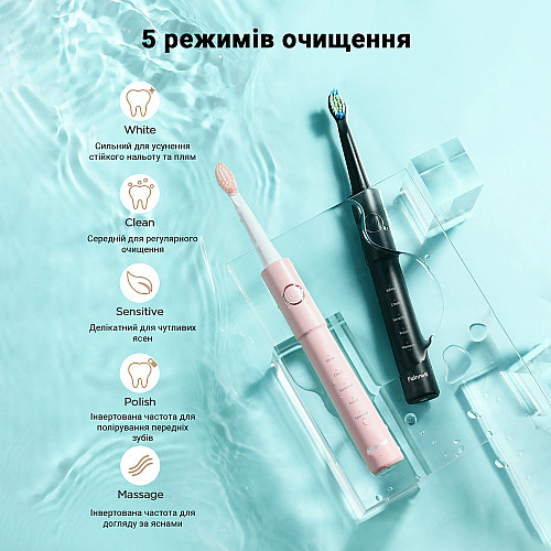 Электрическая зубная щетка Fairywill E11 Pink