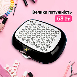 Витяжка для манікюру SML C-2 65 Вт Чорно-біла