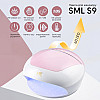 Лампа для манікюру SML S9 180Вт 60led Біло-рожевий