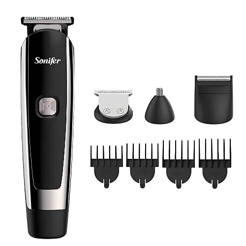 Триммер Sonifer SF-9568 Чорно-сріблястий