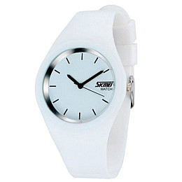 Часы наручные женские Skmei 9068 White 9068WT (17110-hbr)