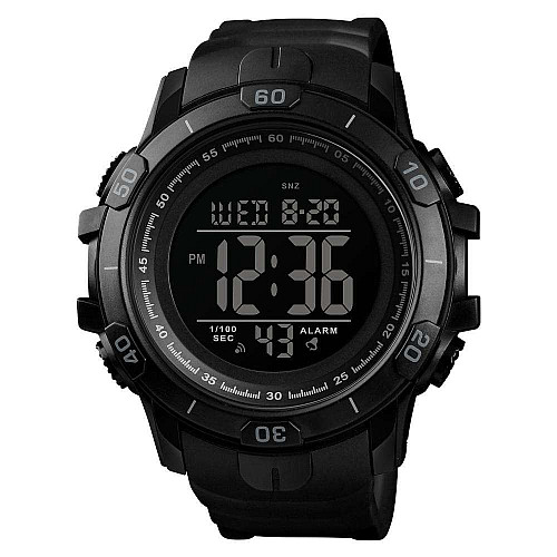 Чоловічі наручні годинники Skmei 1475 Black 1475BK (17133-hbr)