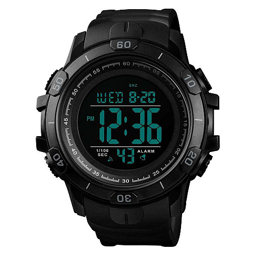 Чоловічі наручні годинники Skmei 1475 Black 1475BK (17133-hbr)