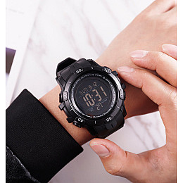 Мужские наручные часы Skmei 1475 Black 1475BK (17133-hbr)