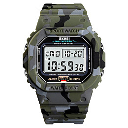 Часы наручные Skmei 1471 Camouflage Green 1471CMGN (17141-hbr)