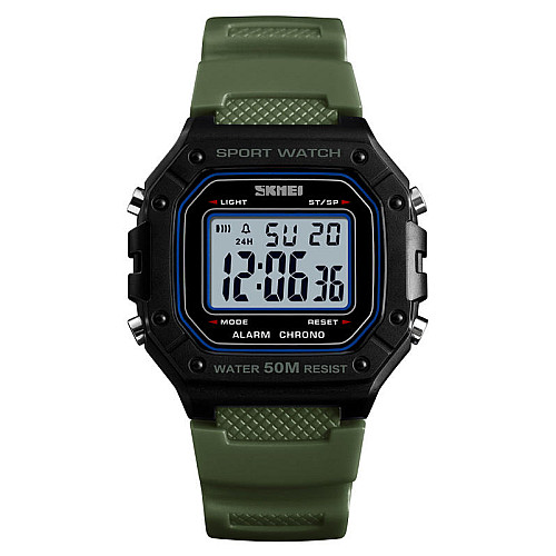 Часи наручні Skmei 1496 Army Green 1496AG (17143-hbr)