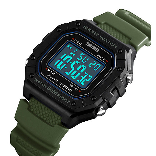 Часи наручні Skmei 1496 Army Green 1496AG (17143-hbr)