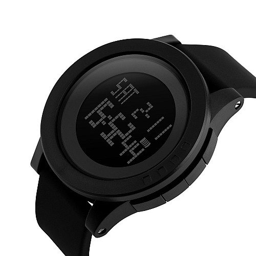 Годинники наручні чоловічі Skmei 1193 Black 1193BK (17171-hbr)