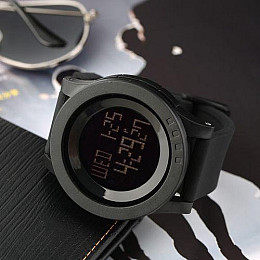 Часы наручные мужские Skmei 1193 Black 1193BK (17171-hbr)