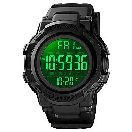 Часи наручні Skmei 1568BK 1568 Black (17155-hbr)