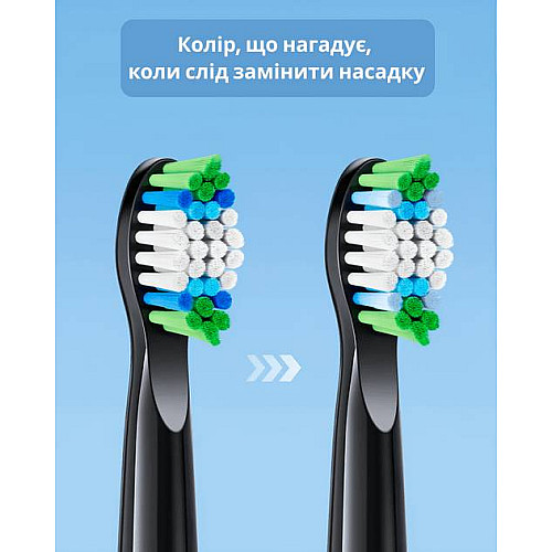 Насадки для зубной щетки Bitvae D2/E11 4 шт Black