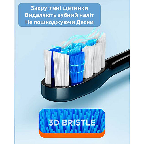 Насадки для зубной щетки Bitvae S2/S3/P80 4 шт Black