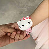 Детские наручные часы проекционные Takara Tomy Hello Kitty Розовый (484492649)