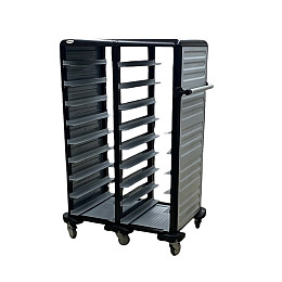 Тележка для хранения и транспортировки термобоксов One Chef 91х62х148 см