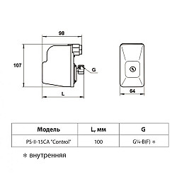 Реле тиску Rudes PS-II-15CA Control 15423