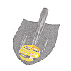 Лопата штикова MASTERTOOL 210х290х405 мм молоткова фарбування 0.7 кг 14-6248