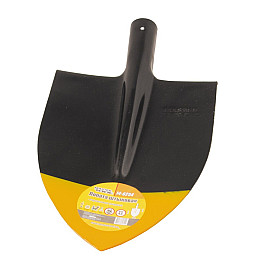 Лопата штикова MASTERTOOL 220х300х390 мм чорнo-жовта фарбування 0.9 кг 14-6254